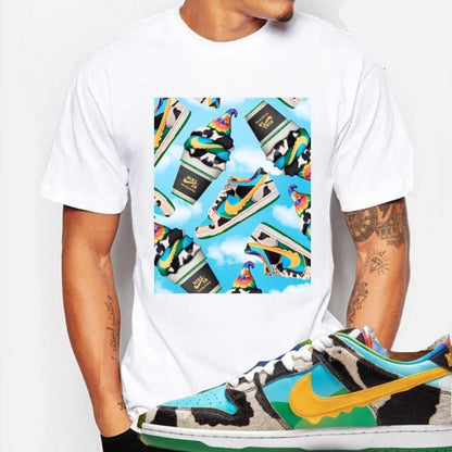 "Icey Chunky Dunk" T-shirt to Match Ben Jerry ice Cream Dunks - The Tshirt Goat