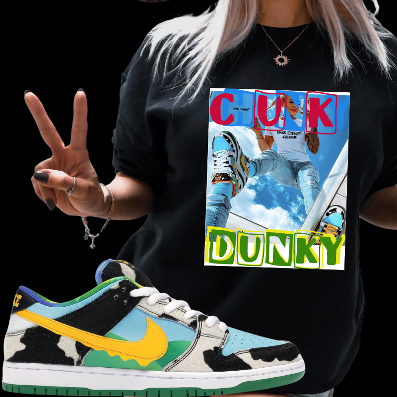 "Mirrored Chunky Dunk" T-shirt to Match Ben Jerry ice Cream Chunky Dunks - The Tshirt Goat