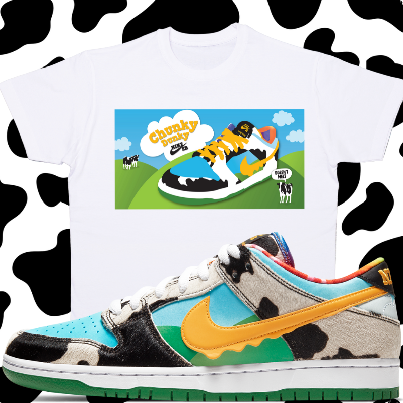 "Sneaker Chunky Dunk" T-shirt to Match Ben Jerry ice Cream Chunky Dunks - The Tshirt Goat