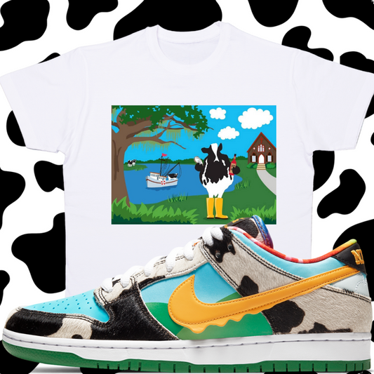 "Pasture Chunky Dunk" T-shirt to Match Ben Jerry ice Cream Chunky Dunks - The Tshirt Goat