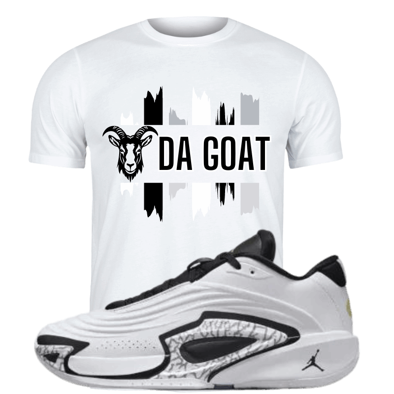 Da Goat T-shirt matches New Sneaker Release ZOOMS