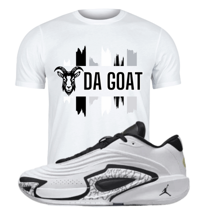 Da Goat T-shirt matches New Sneaker Release ZOOMS