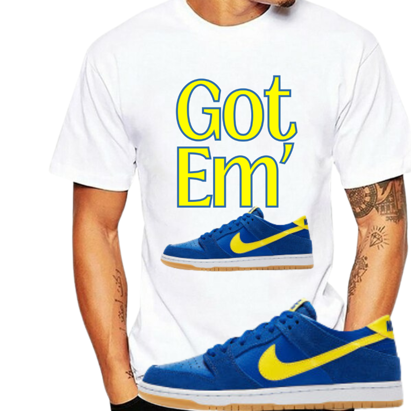 "Got Em'" Tshirt Matches Nike SB Zoom Dunks - The Tshirt Goat