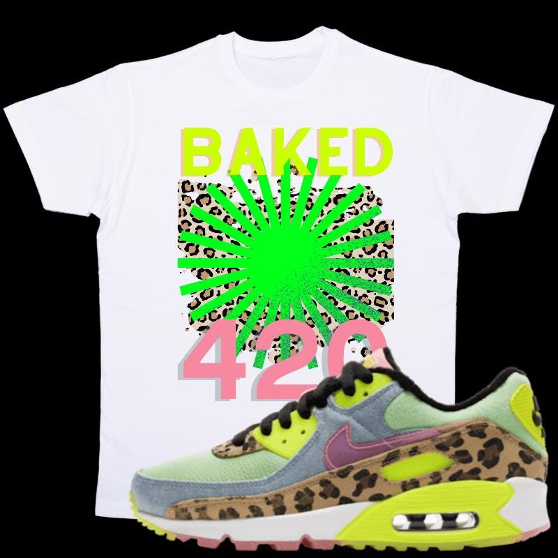 قميص Baked 420 Tshirt يطابق Dancefloor Illusion Green's