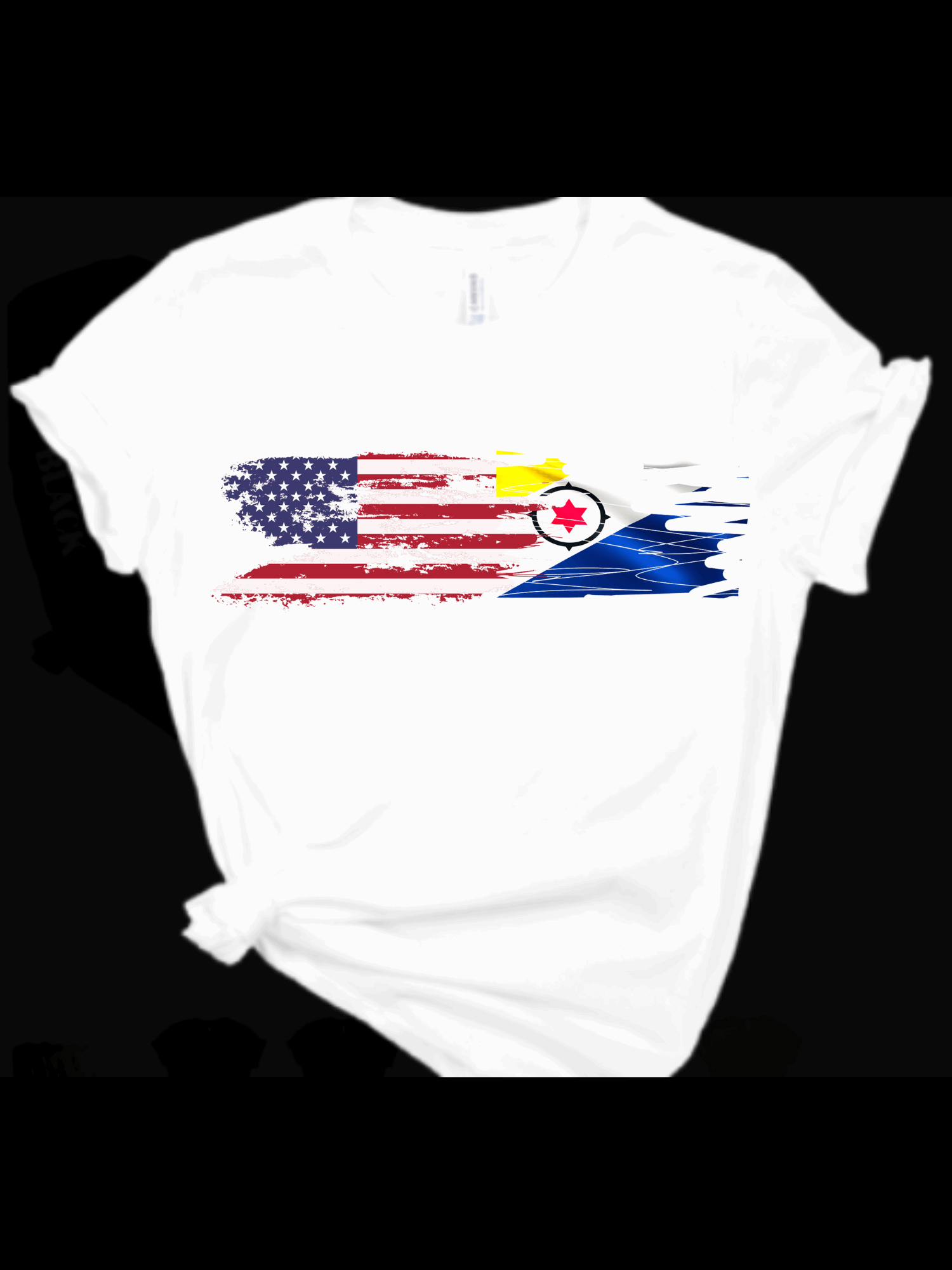 Caribbean Carnival American Mixed with Bonaire Flag T-shirt