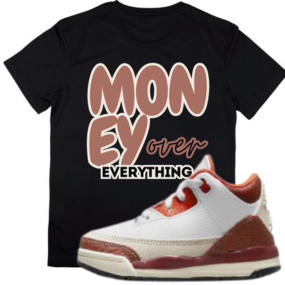 "Money over Everything'" Tshirt Matches Jordan Dunes - The Tshirt Goat