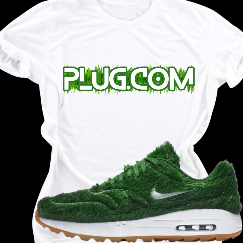 "Plug.com" T-shirt to Match Nike Grass Sneakers - The Tshirt Goat