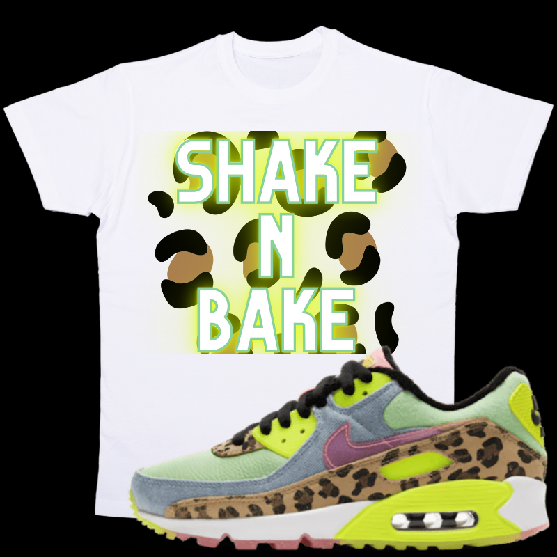 "Shake n Bake" Leopard Print T-shirt to Match Dancefloor Illusion Green's - The Tshirt Goat