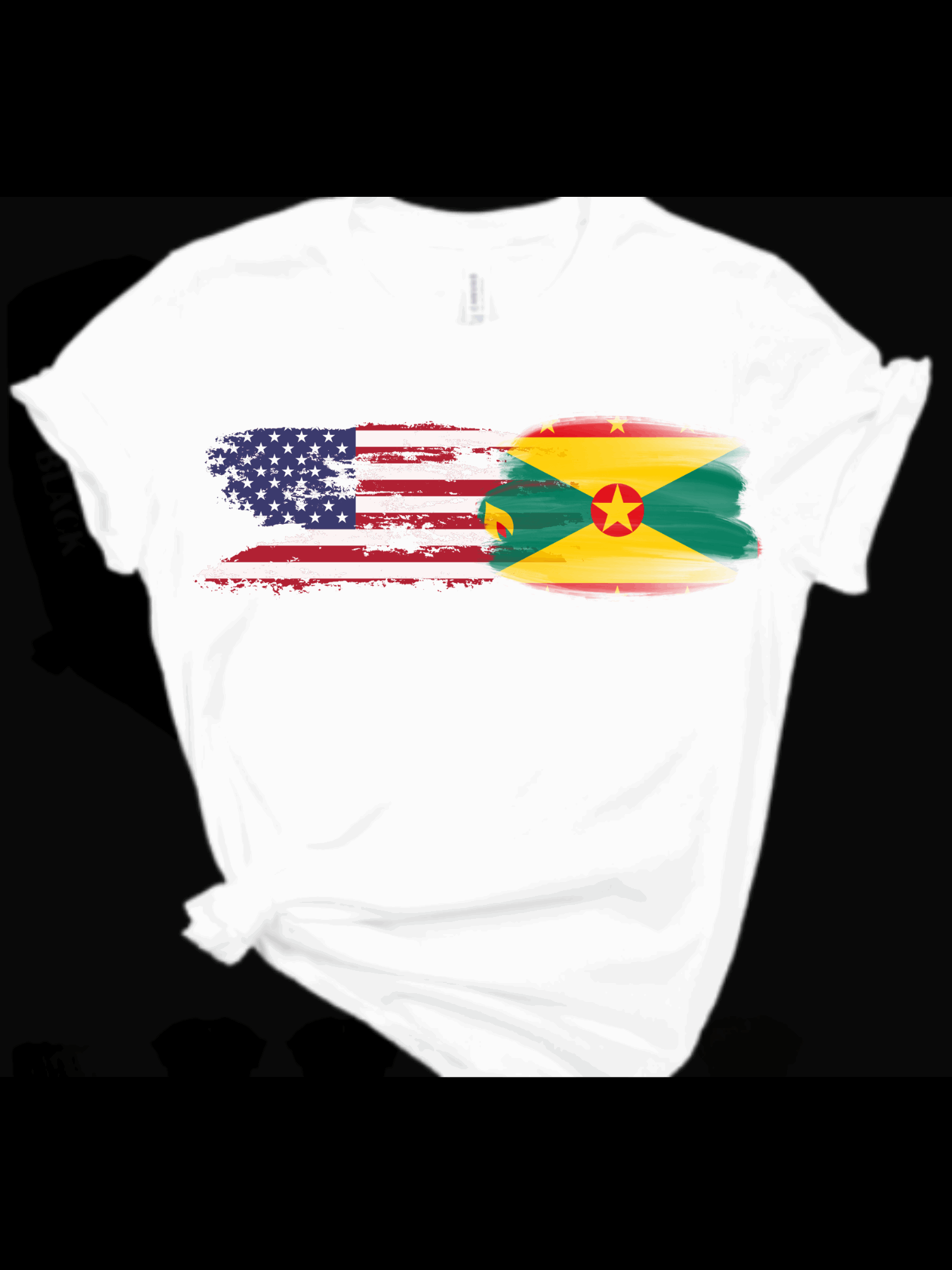 Caribbean Carnival American-Grenada Flag T-shirt